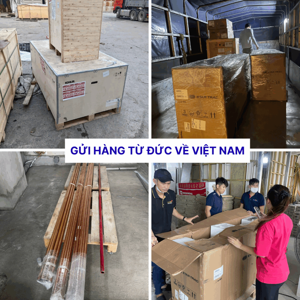 Gửi hàng từ Đức về Việt Nam an toàn, uy tín cùng Xanh THL Logistics, hỗ trợ đóng gói và vận chuyển đa dạng hàng hóa