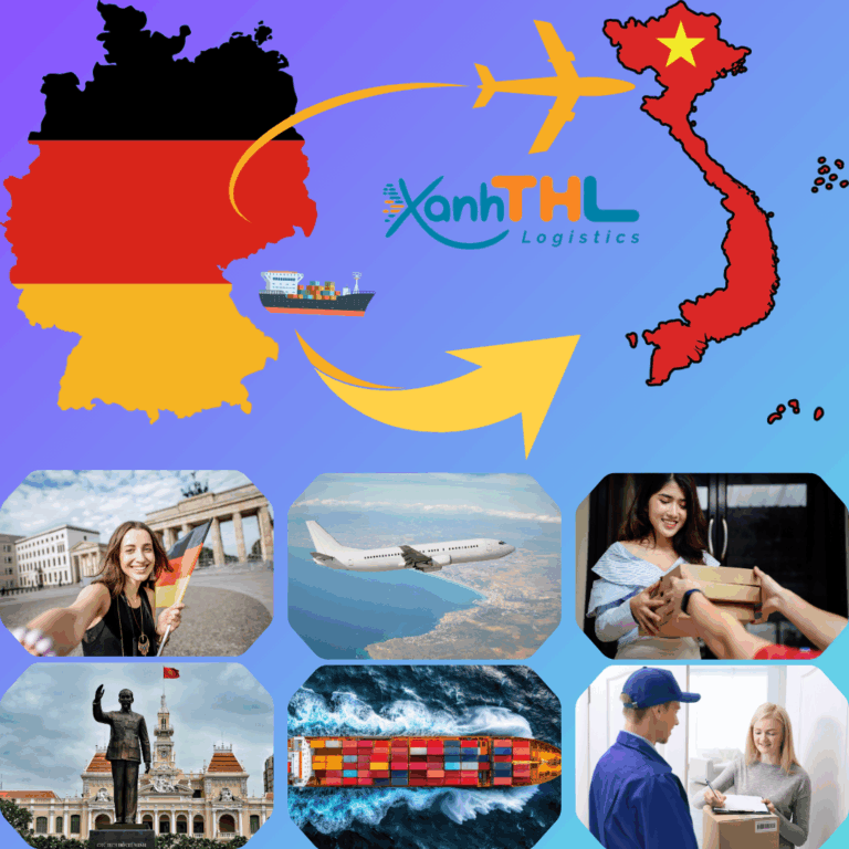 Chuyển phát nhanh từ Đức về Việt Nam – Dịch vụ Express uy tín, nhanh chóng và an toàn của Xanh THL Logistics.