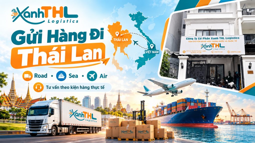 Gửi hàng đi Thái Lan: Bảng giá đường bộ, đường biển & đường bay 2026