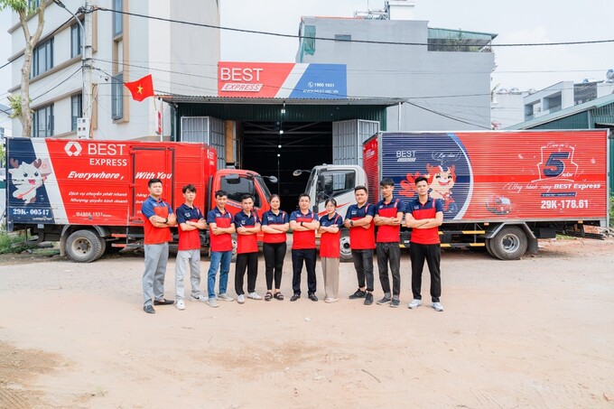 Sau 5 năm phát triển, BEST đã xây dựng được hệ thống 600 bưu cục nhượng quyền toàn quốc. Ảnh: Tùng Đinh