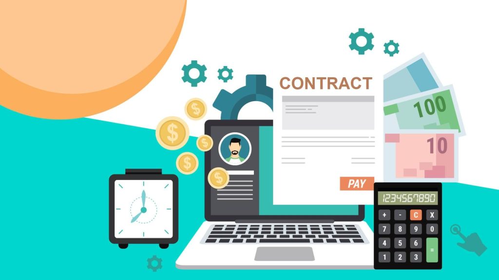Minh họa các điều kiện mở tờ khai xuất nhập khẩu tại chỗ 4 bên gồm hợp đồng mua bán, văn bản chỉ định giao nhận và chứng minh hàng hóa không rời lãnh thổ Việt Nam